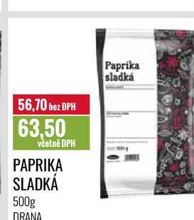 PAPRIKA SLADKÁ 500g