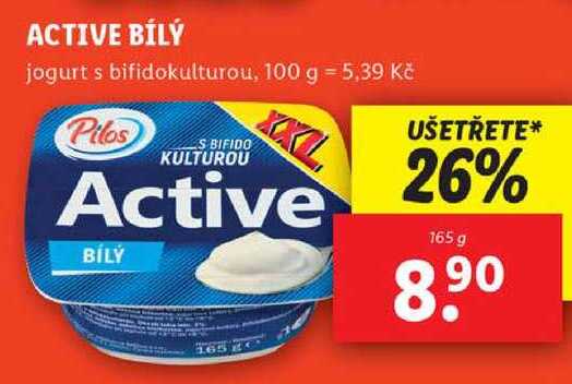 ACTIVE BÍLÝ, 165 g