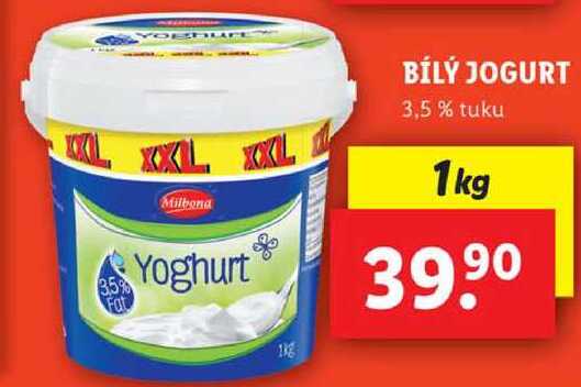 BÍLÝ JOGURT, 1 kg