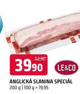 Le & Co Anglická slanina speciál 200g