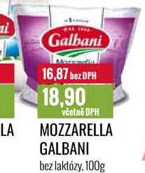 MOZZARELLA GALBANI bez laktózy, 100g 