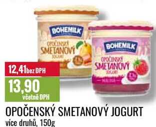 OPOČENSKÝ SMETANOVÝ JOGURT 150g 