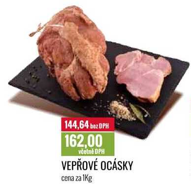  VEPŘOVÉ OCÁSKY cena za 1Kg 