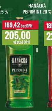 HANÁCKÁ PEPRMINT 20% 1l