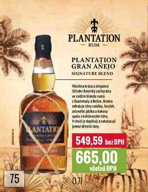 PLANTATION GRAN AÑEJO 0,7l