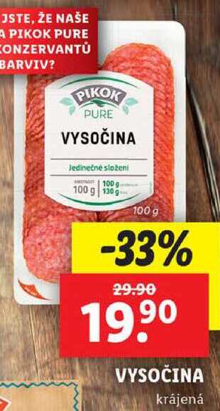 VYSOČINA, 100 g