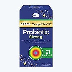 GS Probiotic Strong 70 + 30 kapslí