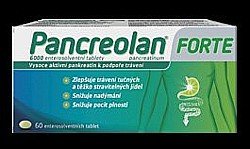 Pancreolan Forte 6000 U 60 enterosolventních tablet