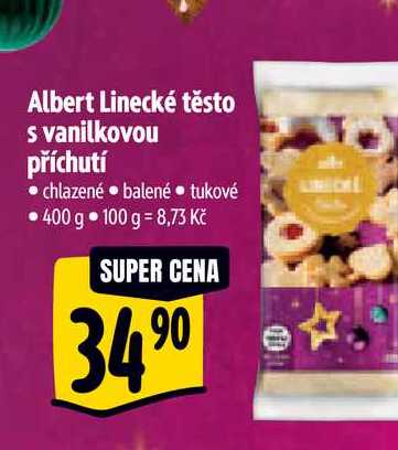 Albert Linecké těsto s vanilkovou příchutí 400 g