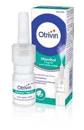 Otrivin Menthol 1 mg/ml, nosní sprej, roztok, 10 ml