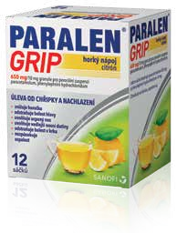 PARALEN® GRIP horký nápoj citrón 650 mg / 10 mg