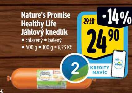 Nature's Promise Healthy Life Jáhlový knedlík  400 g  