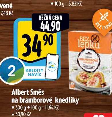  Albert Směs albert na bramborové knedlíky 300 g 