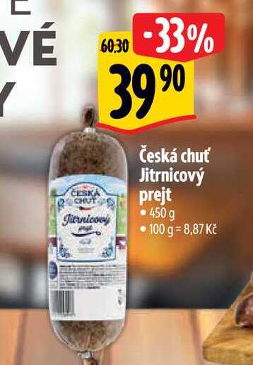  Česká chuť Jitrnicový prejt • 450 g  