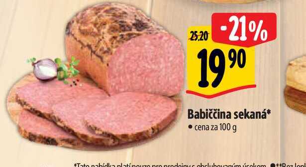   Babiččina sekaná  100 g 