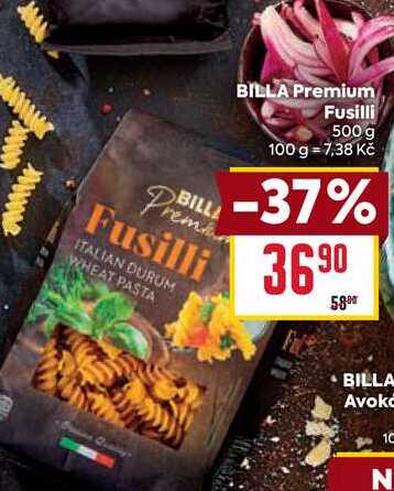 BILLA Premium Fusilli 500 g 