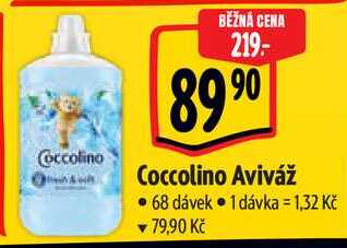 Coccolino Aviváž, 68 dávek 