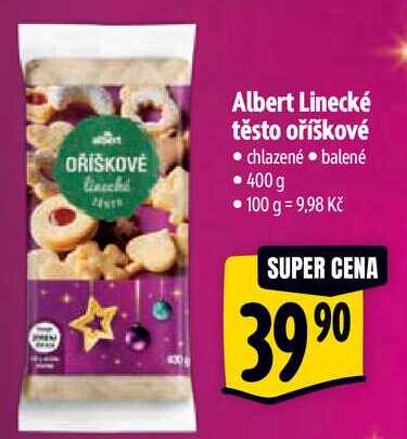 Albert Linecké těsto oříškové, 400 g