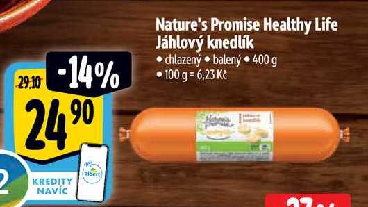 Nature's Promise Healthy Life Jáhlový knedlík, 400 g