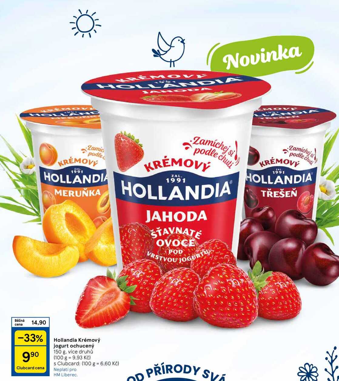 Hollandia Krémový jogurt ochucený, 150 g