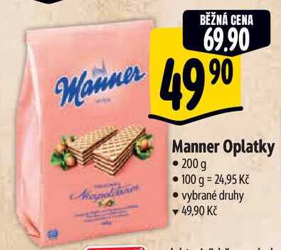 Manner Oplatky, 200 g