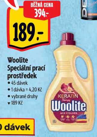 Woolite Speciální prací prostředek, 45 dávek 