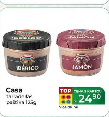 Casa tarradellas paštika 125g 