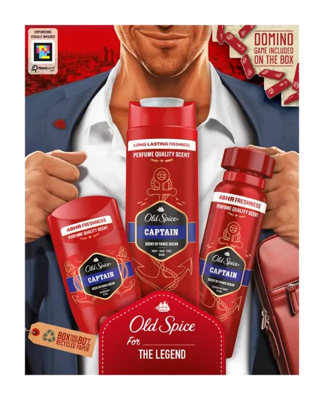 Old Spice Dárková data Old Spice Captain Gentleman, 1 ks