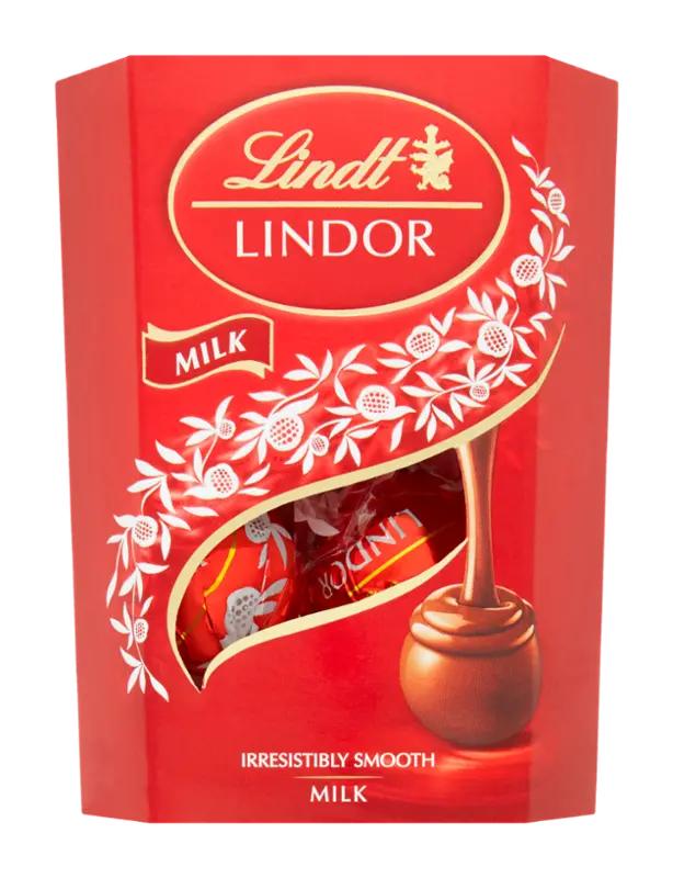 Lindor Mléčná čokoláda s jemnou krémovou náplní, 50 g