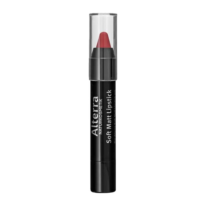 Alterra Naturkosmetik Rtěnka Soft Matt 03 Modern Red, 1 ks