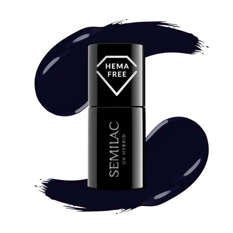 Semilac UV Gel lak na nehty Hema Free 420 Safari Night Blue, 1 ks