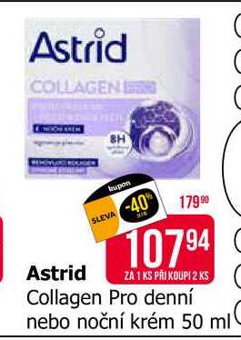 Astrid Collagen Pro denní nebo noční krém 50 ml C 