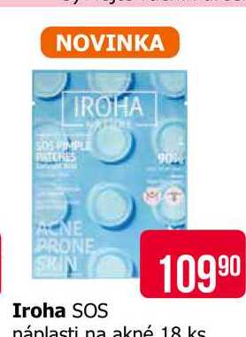 Iroha SOS náplasti na akné 18 ks 