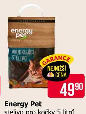 Energy Pet stelivo pro kočky 5 litrů 