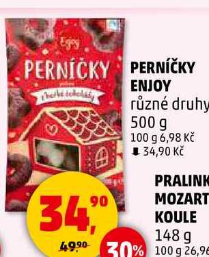 PERNÍČKY ENJOY různé druhy, 500 g 