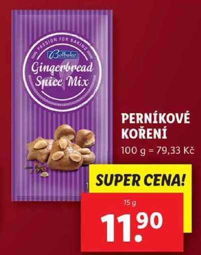 PERNÍKOVÉ KOŘENÍ, 15 g