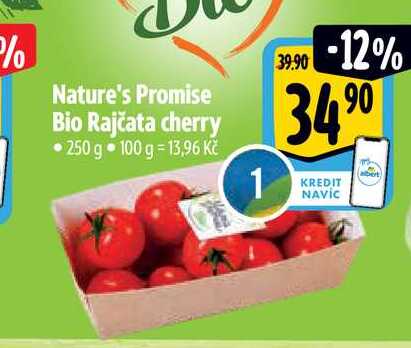  Nature's Promise Bio Rajčata cherry 250 g  