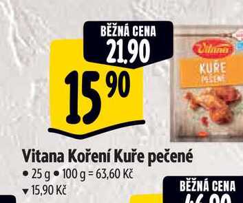  Vitana Koření Kuře pečené  25 g 