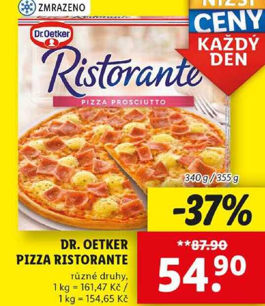 DR. OETKER PIZZA RISTORANTE, 340g/355 g