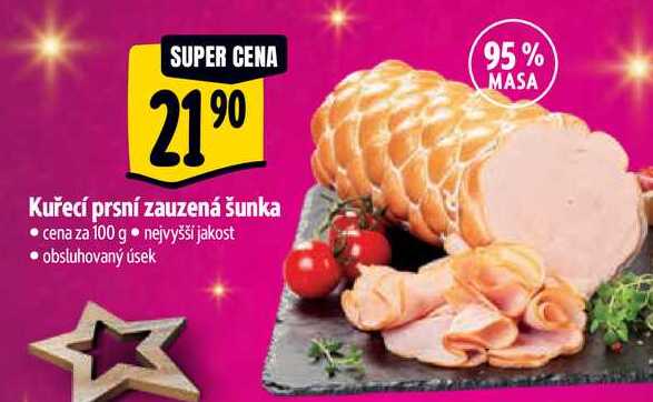   Kuřecí prsní zauzená šunka 100 g