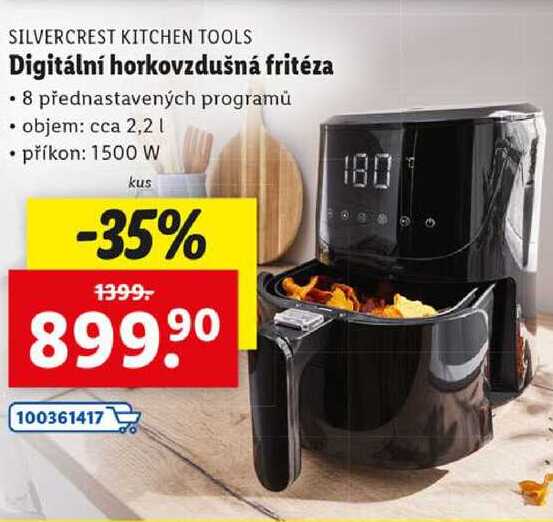 Digitální horkovzdušná fritéza 