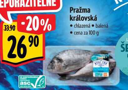  Pražma královská, cena za 100 g