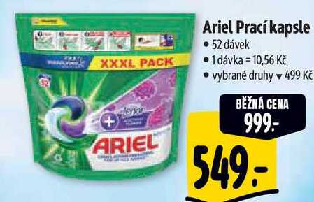 Ariel Prací kapsle, 52 dávek 