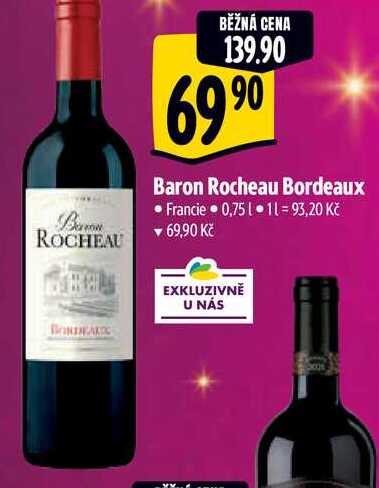  Baron Rocheau Bordeaux 0,75 l