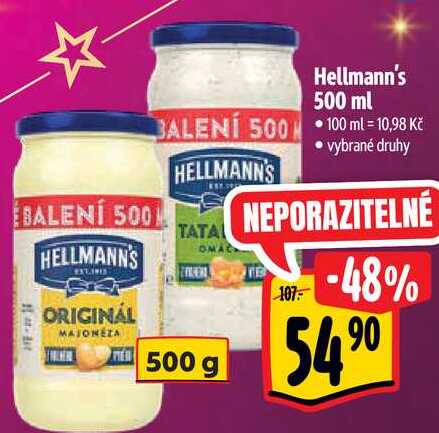 Hellmann's, 500 ml 