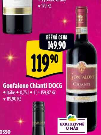 Gonfalone Chianti DOCG, 0,75 l