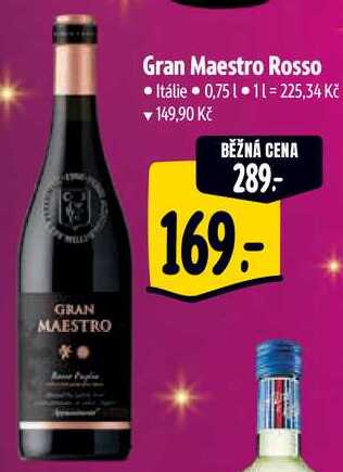 Gran Maestro Rosso, 0,75 l