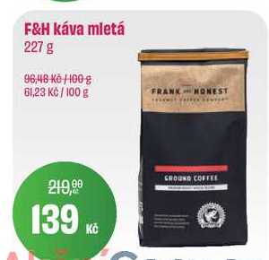 F&H káva mletá 227 g 