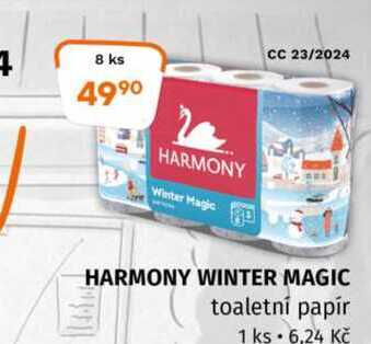 HARMONY WINTER MAGIC toaletní papír 8ks