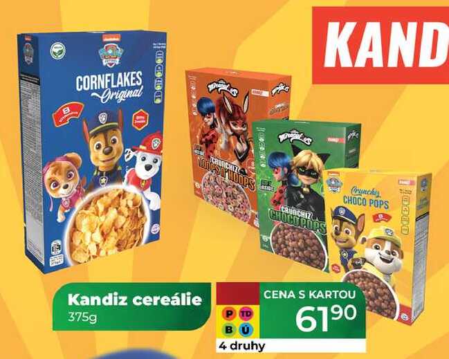 Kandiz cereálie 375g 